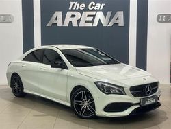 White Used 2017 Mercedes CLA180 AMG line Sedan | £12,980 (Fair price)