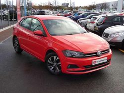 Red Used 2018 VW Polo SE Hatchback | £9,699 (Fair price)