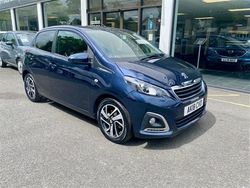Blue Used 2018 Peugeot 108 Allure Hatchback | £5,500 (Fair price)