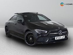 Black Used 2023 Mercedes CLA250e AMG Line Premium Plus Sedan | £26,475 (Fair price)