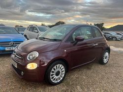Red Used 2021 Fiat 500 Lounge Hatchback | £4,500