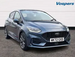 Blue Used 2022 Ford Fiesta ST-Line Hatchback | £14,450 (Fair price)