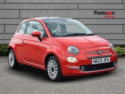 Orange Used 2023 Fiat 500 S Hatchback | £10,995 (Fair price)