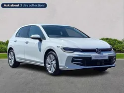White Used 2025 VW Golf VIII Match Hatchback | £23,405 (Fair price)
