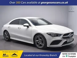 White Used 2022 Mercedes CLA180 AMG line Sedan | £28,800 (Expensive)