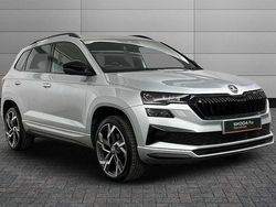 Brilliant silver metallic Used 2024 Skoda Karoq SportLine SUV | £26,900 (Fair price)