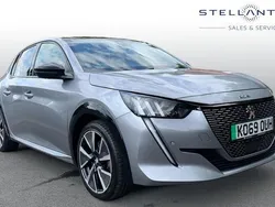 Grey Used 2020 Peugeot e-208 GT-line Hatchback | £10,392 (Fair price)