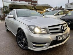 Silver Used 2014 Mercedes C180 Sport Edition Coupe | £6,999 (Fair price)