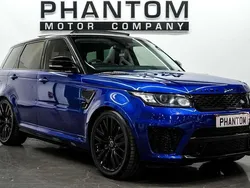 Blue Used 2016 Land Rover Range Rover Sport SVR SUV | £31,250 (Expensive)