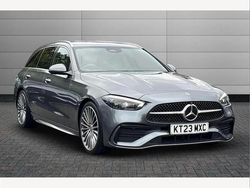Grey Used 2023 Mercedes C200 AMG Line Premium Estate | £27,100 (Good price)