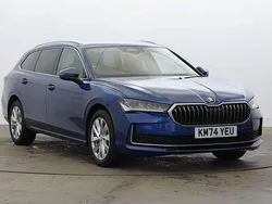 Cobalt blue metallic Used 2024 Skoda Superb SE Technology Estate | £27,495 (A bit pricey)