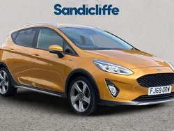 Yellow Used 2019 Ford Fiesta Active X Hatchback | £11,298 (Fair price)