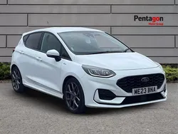 Frozen white solid paint Used 2023 Ford Fiesta ST-Line Hatchback | £16,495 (A bit pricey)