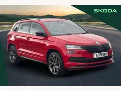 Red Used 2019 Skoda Karoq SportLine SUV | £17,995 (Fair price)