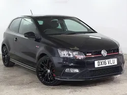 Black Used 2016 VW Polo GTI Hatchback | £10,475 (Fair price)