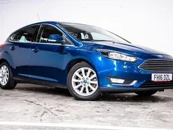 Blue Used 2016 Ford Focus Titanium Hatchback | £6,790 (Good price)