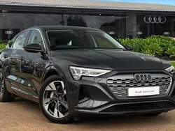 Grey Used 2023 Audi Q8 e-tron Sport SUV | £32,490