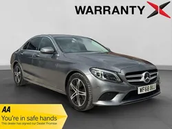 Grey Used 2018 Mercedes C200 Sedan | £14,995 (Fair price)