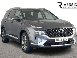 Lagoon blue Used 2023 Hyundai Santa Fe Ultimate SUV | £34,990 (A bit pricey)