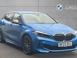 Misano blue Used 2023 BMW M135 Comfort Edition Hatchback | £32,350 (Fair price)