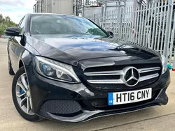 Black Used 2016 Mercedes C350e Sedan | £7,995 (Fair price)