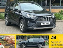 Black Used 2021 Toyota RAV4 Hybrid Design SUV | £13,400 (Fair price)