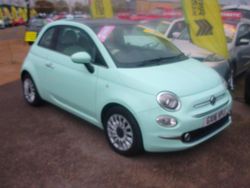 Green Used 2016 Fiat 500 Lounge Hatchback | £6,495 (Fair price)