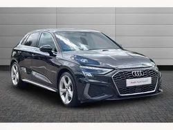 Mythos black Used 2022 Audi A3 S-Line Hatchback | £19,695 (Fair price)
