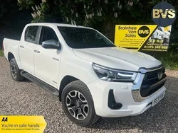 White Used 2021 Toyota HiLux Pickup | £28,620 (Fair price)
