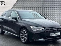 Black Used 2025 Audi A3 e-tron S-Line Hatchback | £28,174 (Fair price)