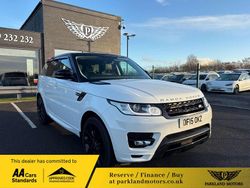 White Used 2015 Land Rover Range Rover Sport Autobiography Dynamic SUV | £14,995 (Fair price)