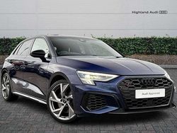 Blue Used 2023 Audi S3 Sportback Black Edition Hatchback | £29,495 (Fair price)