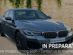 Blue Used 2022 BMW 545e M Sport | £37,386 (Fair price)
