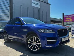 Blue Used 2017 Jaguar F-Pace R-Sport SUV | £15,400 (Fair price)
