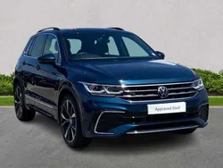 Blue Used 2023 VW Tiguan R-line SUV | £31,160 (Fair price)