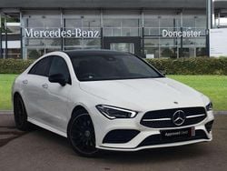 White Used 2023 Mercedes CLA200 AMG Line Premium Plus Coupe | £29,352 (Fair price)