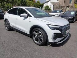 White Used 2025 Audi Q4 Sportback e-tron S-Line SUV | £34,995