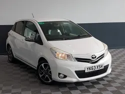 White Used 2013 Toyota Yaris Trend Hatchback | £7,298 (Fair price)