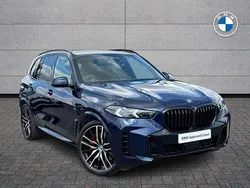 Tanzanite blue Used 2023 BMW X5 M Sport SUV | £69,990 (Expensive)