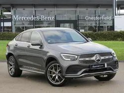 Grey Used 2021 Mercedes GLC300e AMG Line Premium Plus Coupe | £33,074 (A bit pricey)