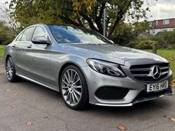 Silver Used 2016 Mercedes C200 AMG Line Premium Sedan | £14,995 (Fair price)