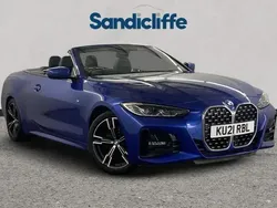 Blue Used 2021 BMW 420 M Sport Cabriolet | £30,931 (Fair price)