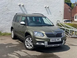 Green Used 2017 Skoda Yeti SE L SUV | £12,500 (Fair price)
