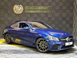 Blue Used 2020 Mercedes C200 AMG Line Premium Plus Coupe | £22,995 (Expensive)