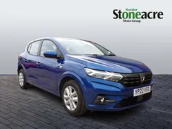 Blue Used 2022 Dacia Sandero Comfort Hatchback | £9,195 (Super price)