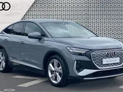 Grey Used 2023 Audi Q4 Sportback e-tron S-Line SUV | £35,041