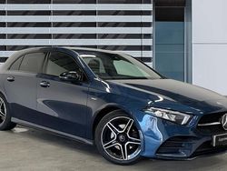 Blue Used 2022 Mercedes A200 AMG Line Premium Hatchback | £18,537 (Fair price)