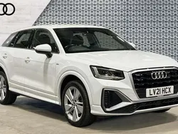 White Used 2021 Audi Q2 S-Line SUV | £21,432 (Fair price)