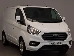 White Used 2021 Ford Transit Custom Limited Van | £16,698 (Fair price)