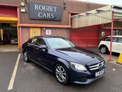 Blue Used 2016 Mercedes C220 Premium Sedan | £8,995 (Fair price)